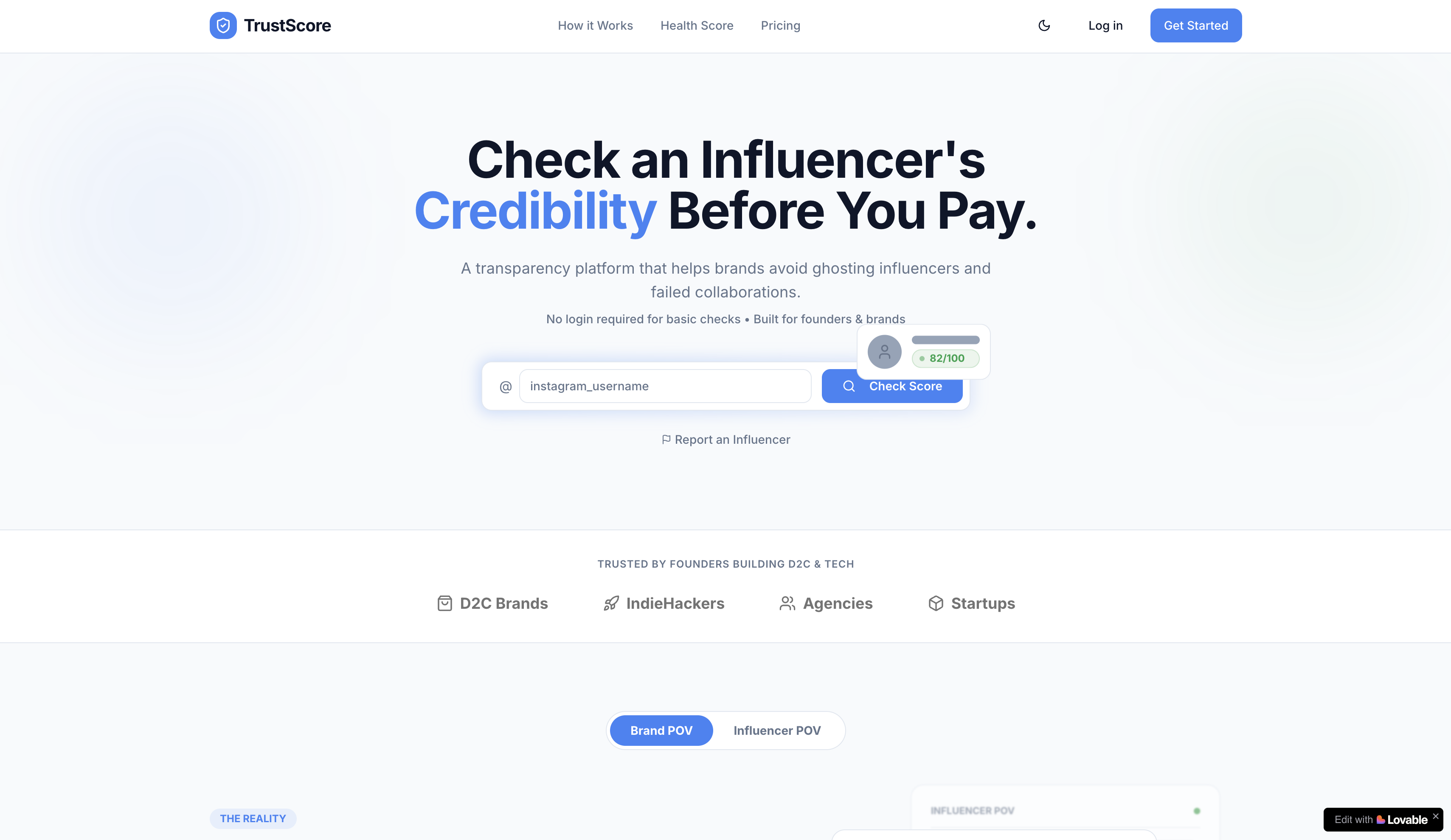 TrustLyst - Influencer Accountability Platform